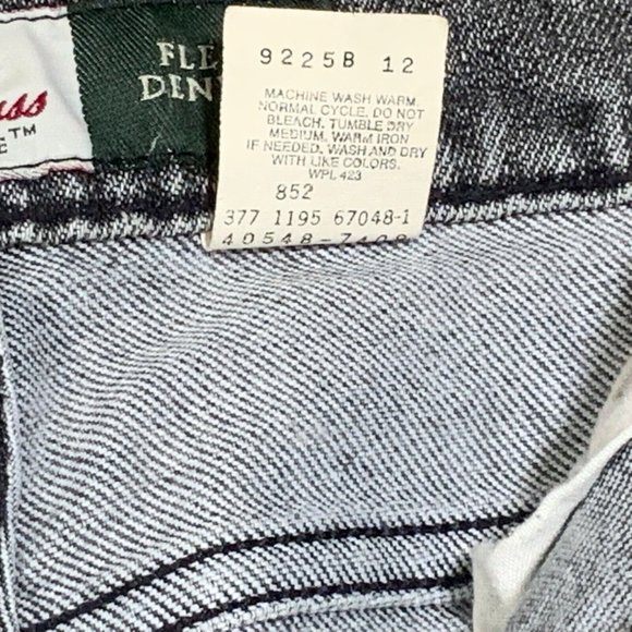 Vintage 90s LEVI’S Mens Jeans Sz 34x34 SIGNATURE Flex Brown Tab Black Wash Pants - Picture 5 of 11